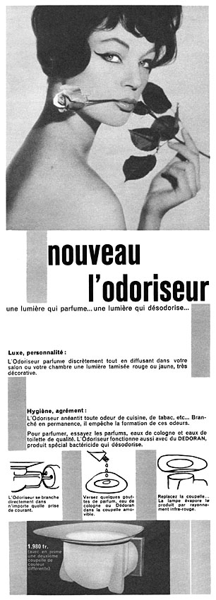 Publicité Odoriseur 1959