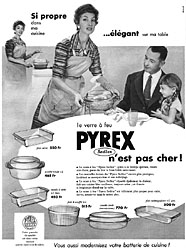 Publicit Pyrex 1956