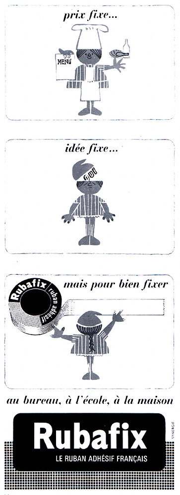 Publicité Rubafix 1963