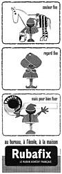Publicit Rubafix 1963