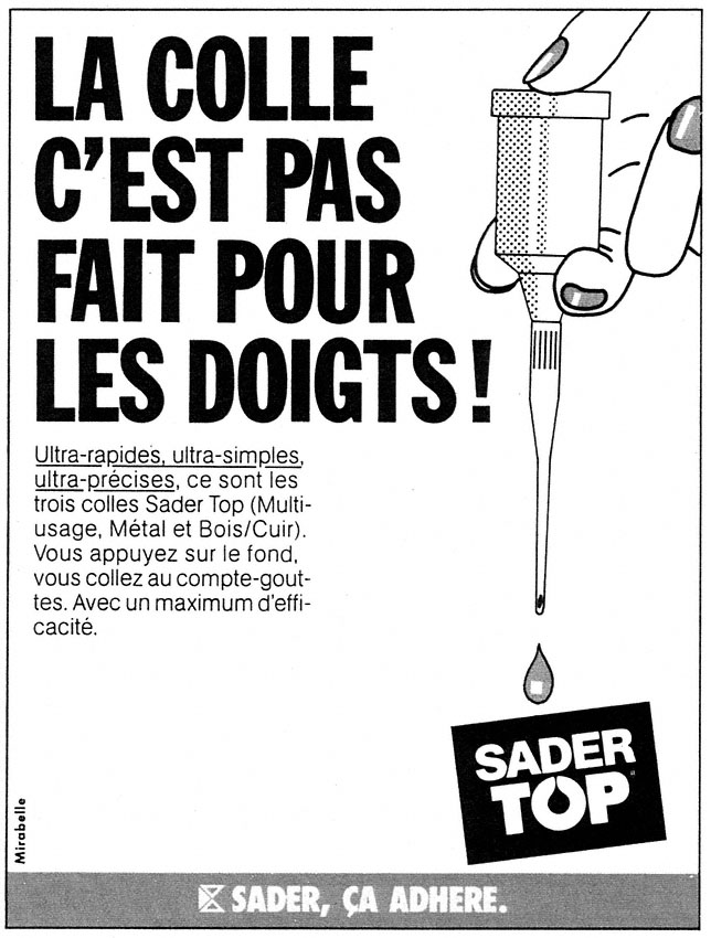 Publicité Sader 1985