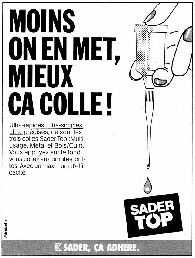 Publicité Sader 1985