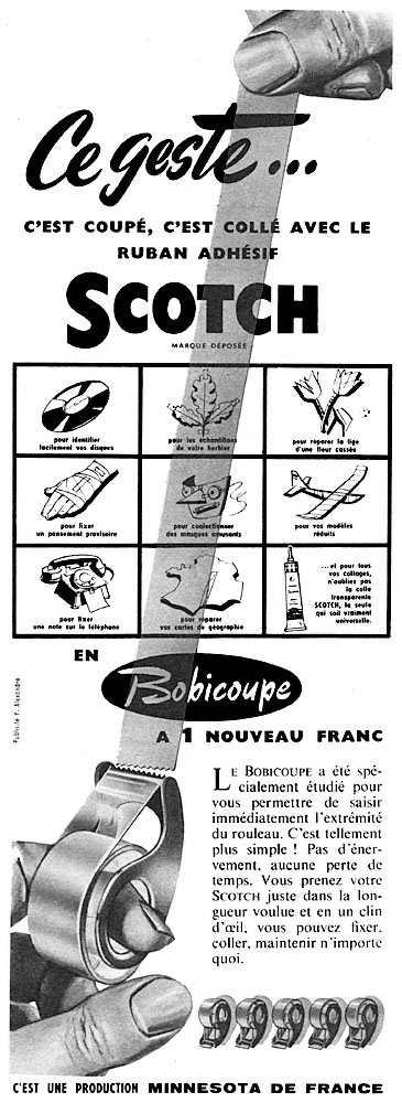 Publicité Scotch 1960