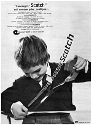 Publicit Scotch 1963