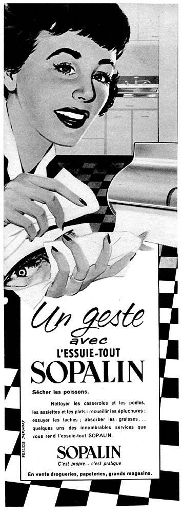 Publicité Sopalin 1959