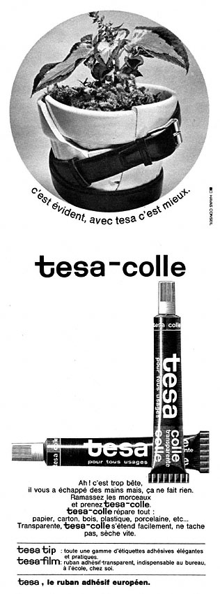 Publicité Tesa 1966