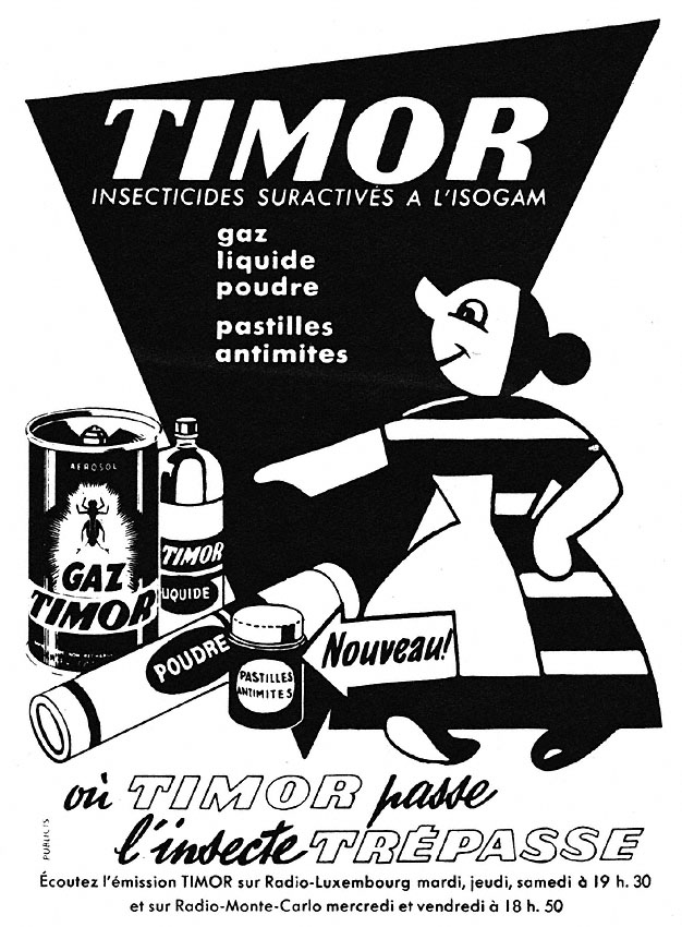 Publicité Timor 1952