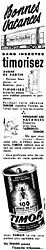 Publicit Timor 1954