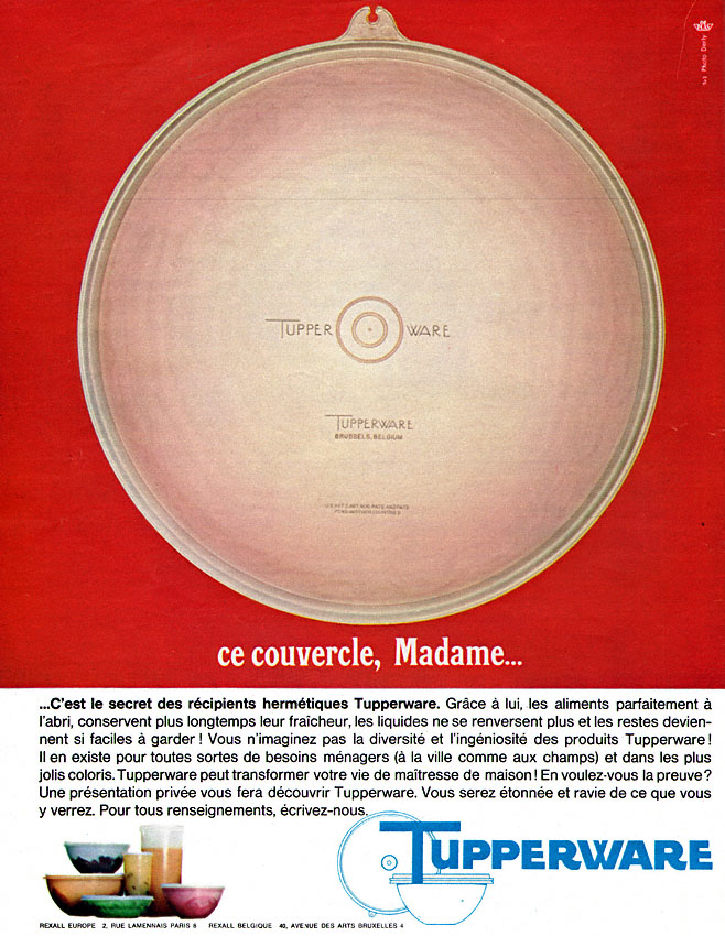 Publicité Tupperware 1965