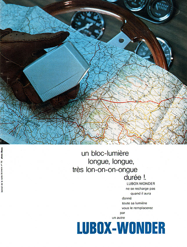 Publicité Wonder 1969