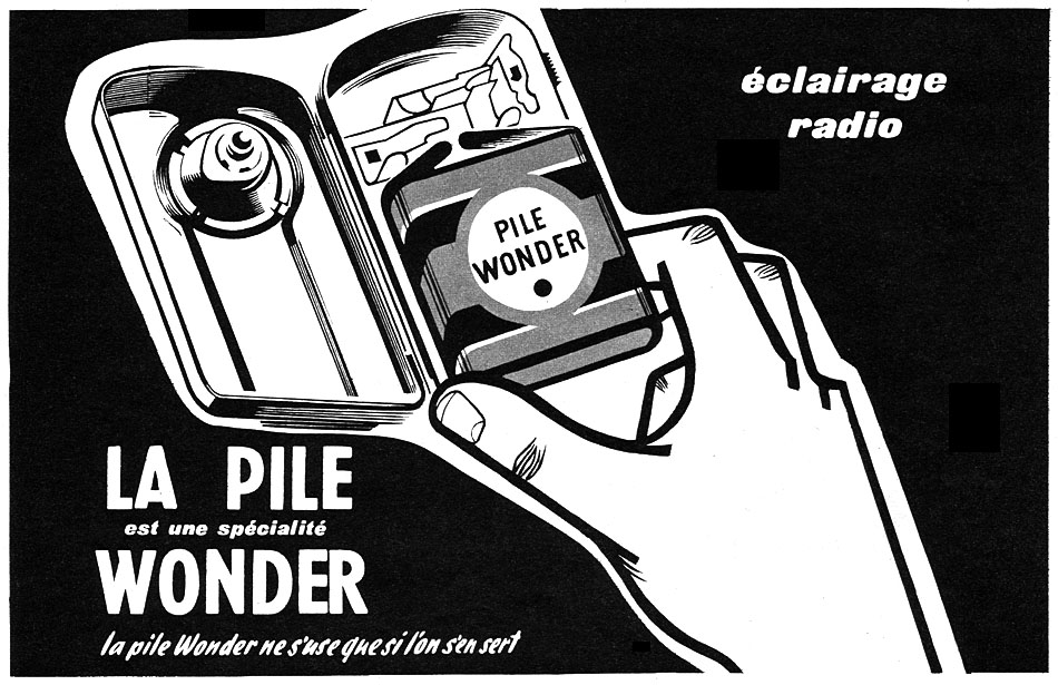 Publicité Wonder 1960
