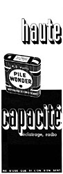 Publicit Wonder 1962