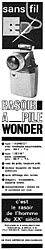 Publicité Wonder 1964