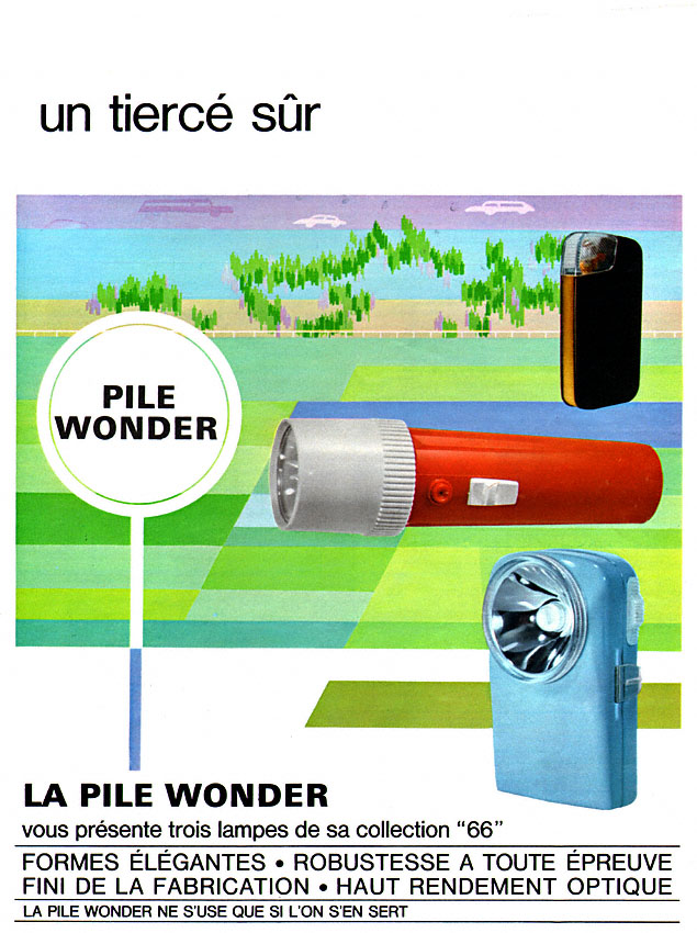 Publicité Wonder 1966