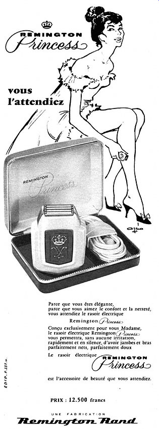 Publicité Remington 1958
