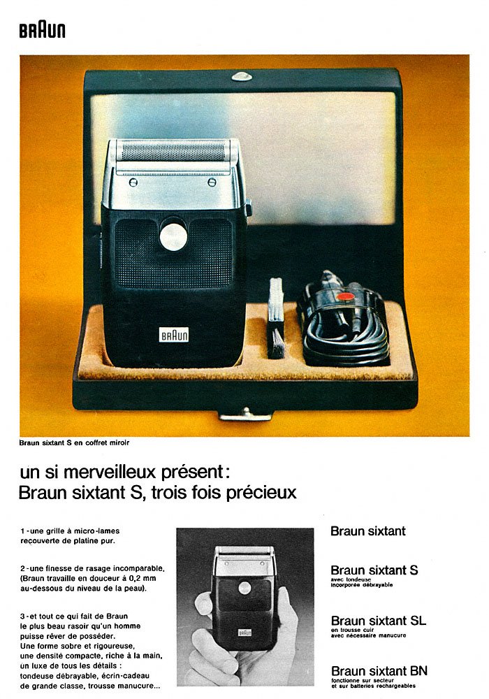 Publicit� Braun 1969