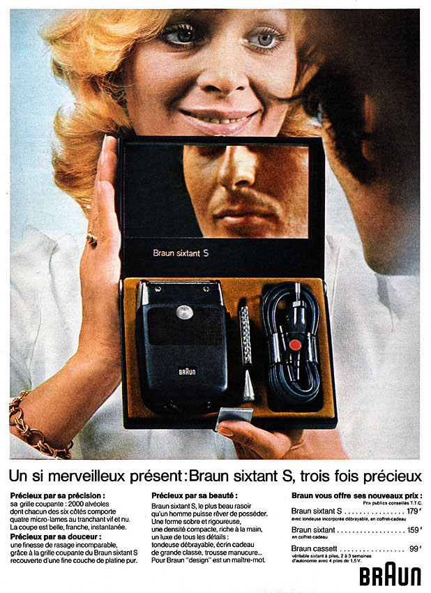 Publicité Braun 1970