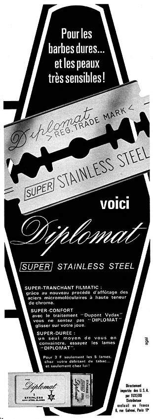 Publicité Diplomat 1968