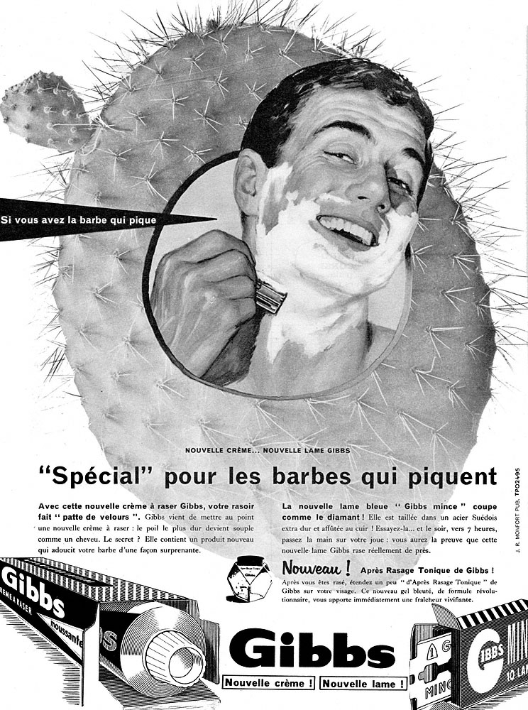 Publicité Gibbs 1961
