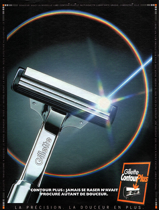 Publicité Gilette 1988