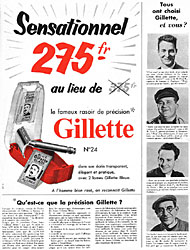 Marque Gilette 1954
