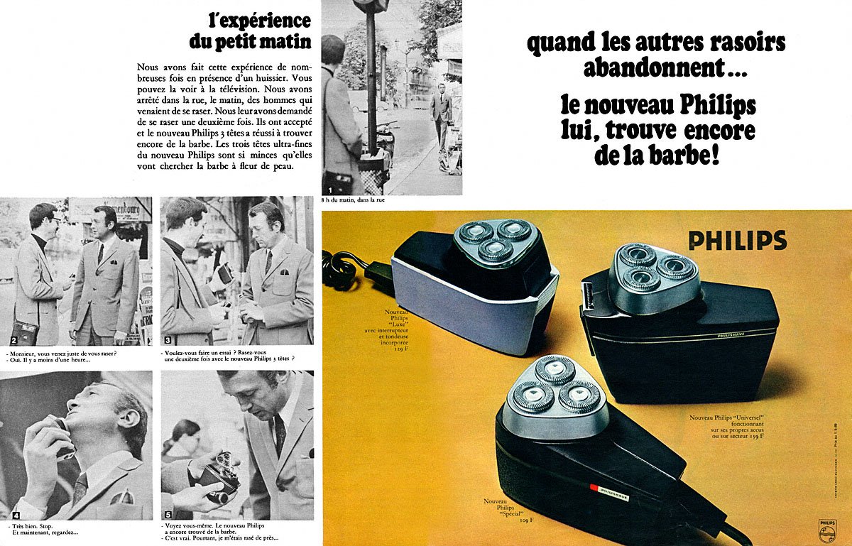 Publicit� Philips 1969