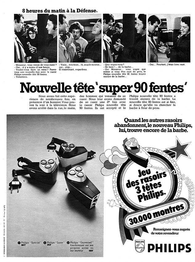 Publicité Philips 1972