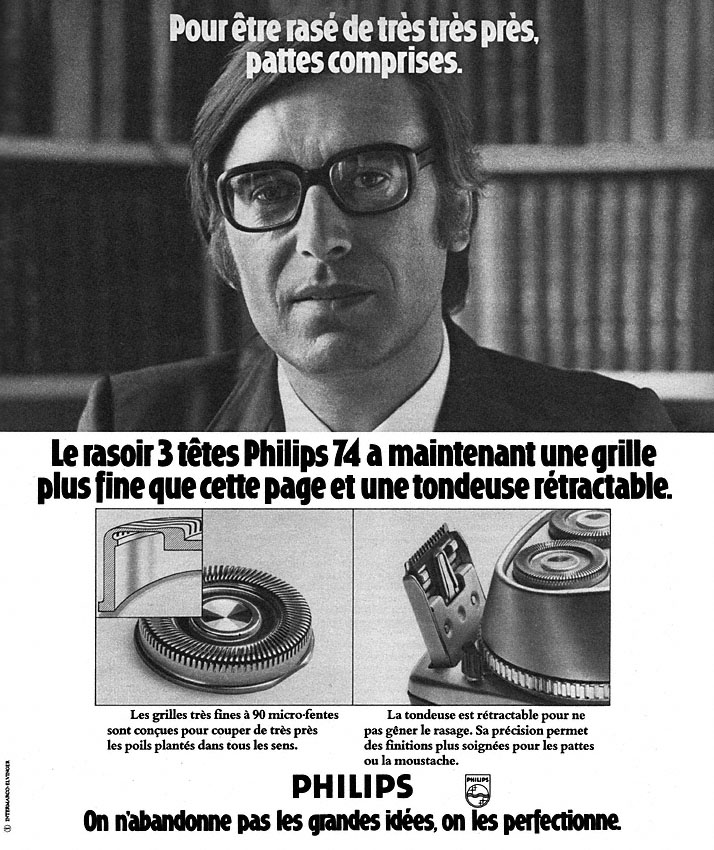 Publicité Philips 1974