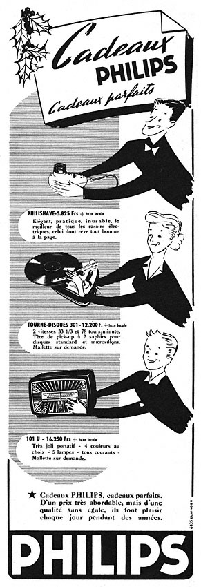 Publicité Philips 1951