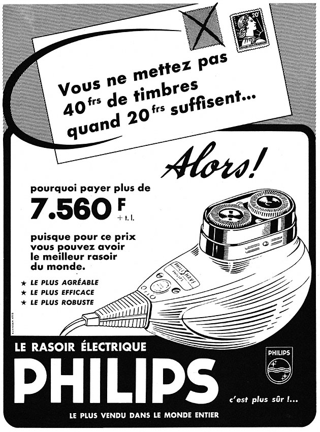 Publicité Philips 1958