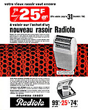 Publicité Radiola 1965