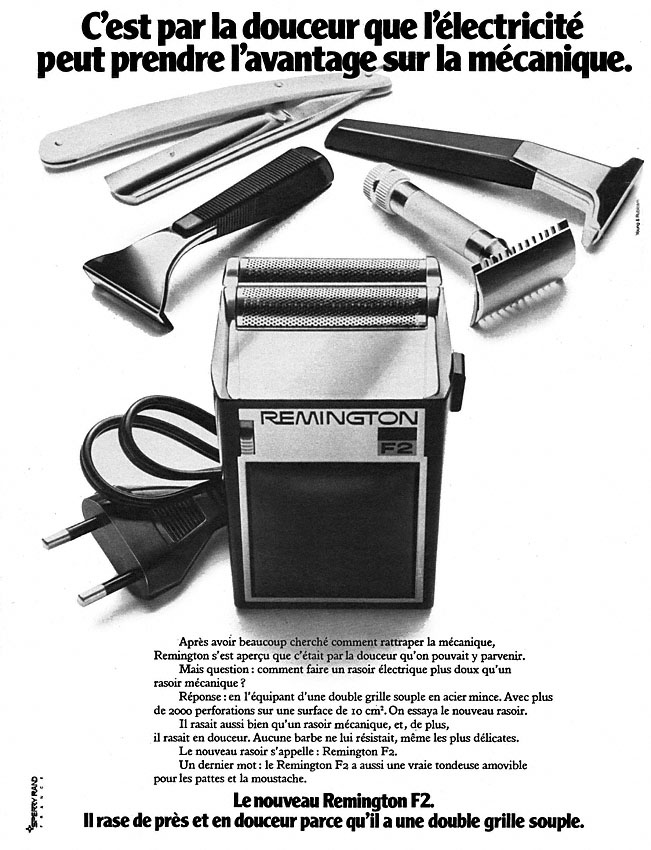 Publicité Remington 1971