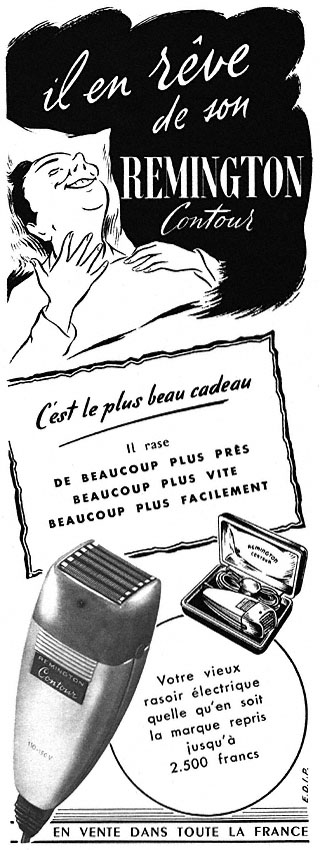 Publicité Remington 1953