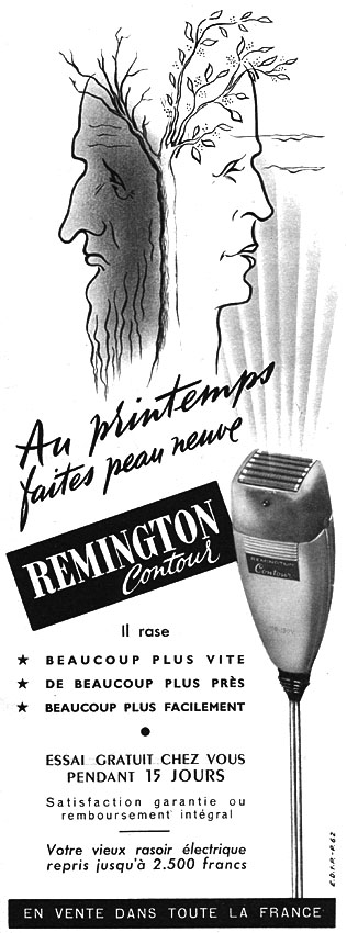 Publicité Remington 1954