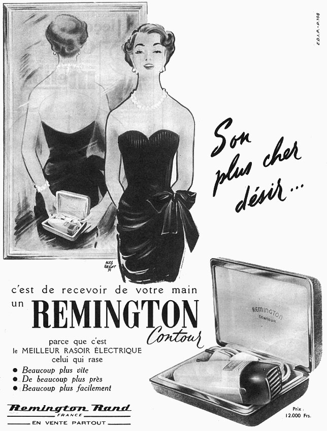 Publicité Remington 1954