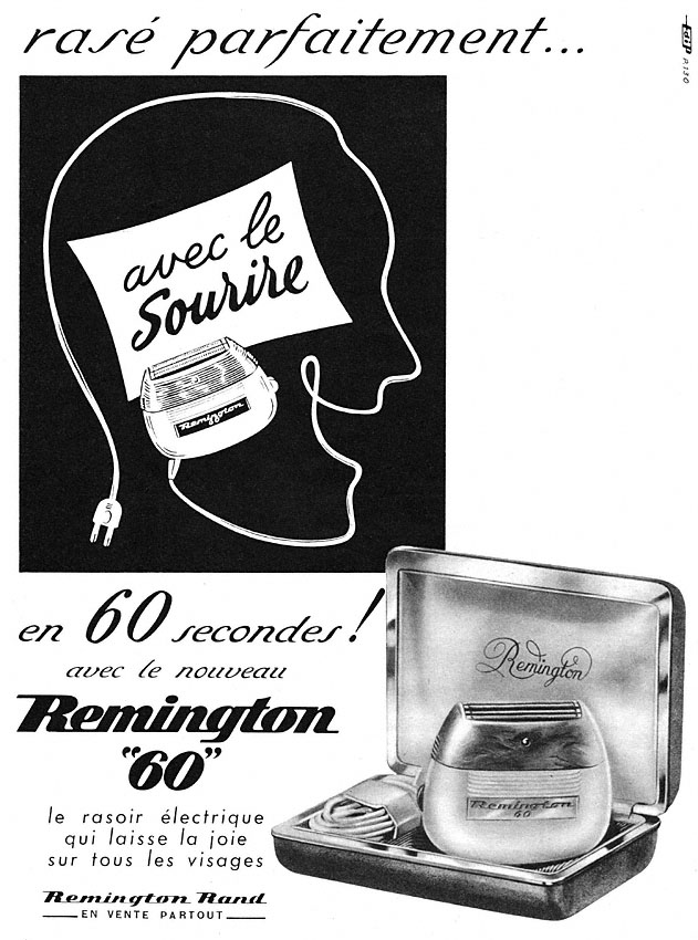Publicité Remington 1955