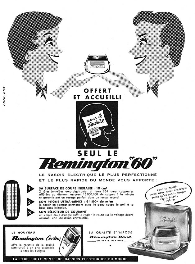 Publicité Remington 1955