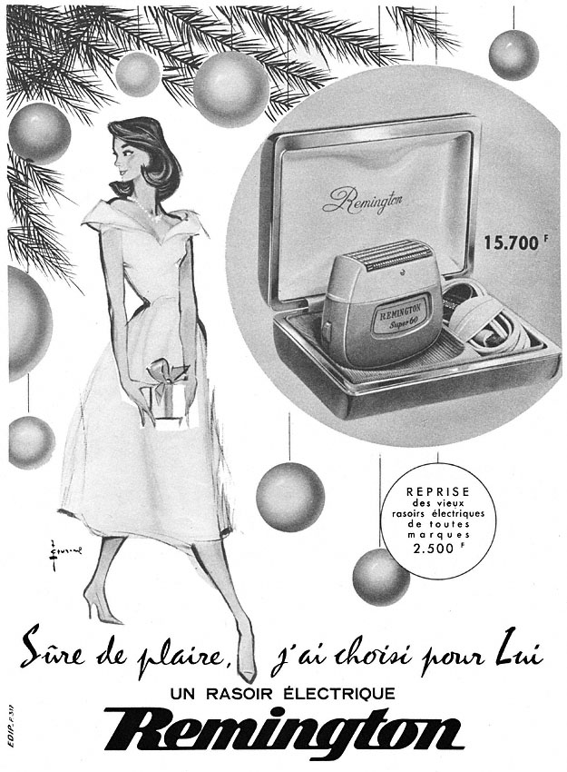 Publicité Remington 1957