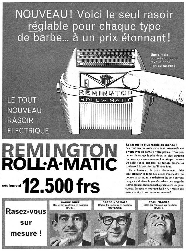 Publicité Remington 1959