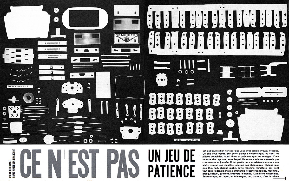Publicité Remington 1962