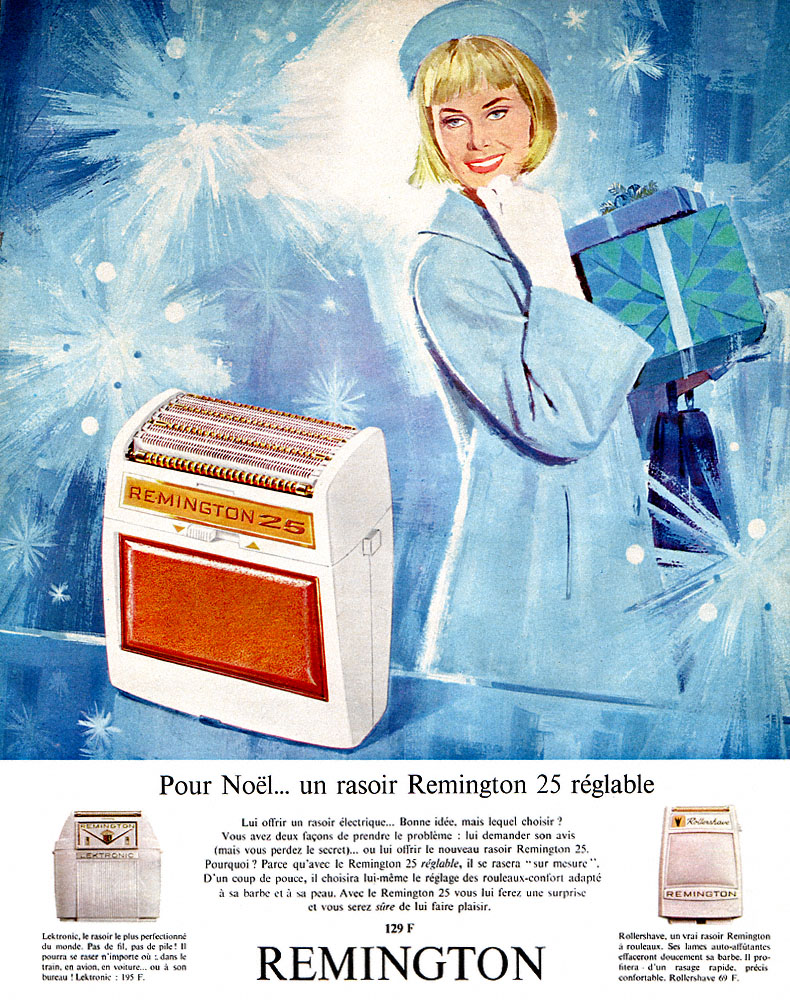 Publicité Remington 1963