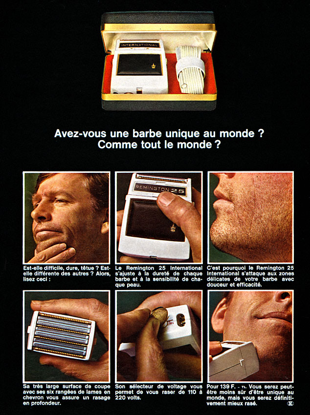 Publicité Remington 1964