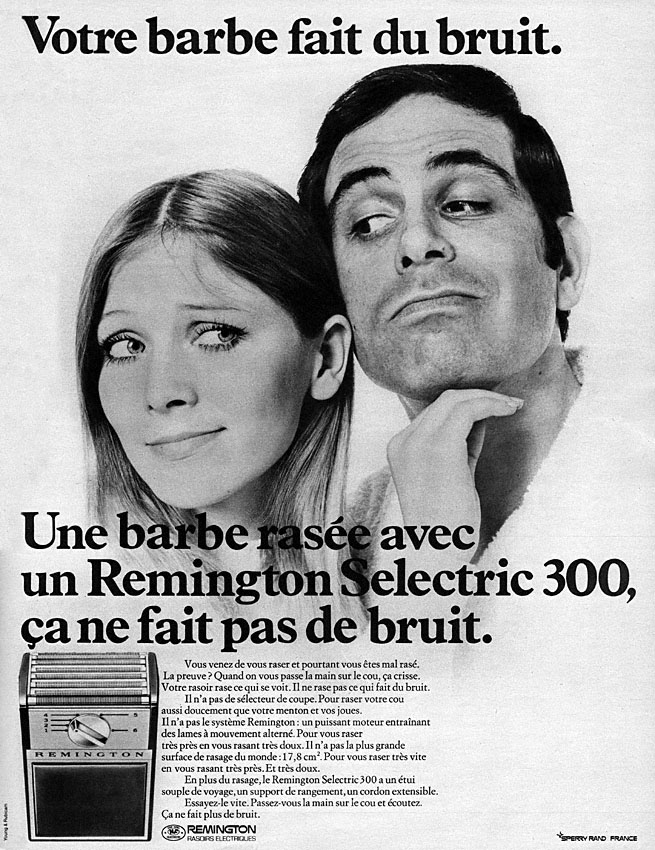 Publicité Remington 1968