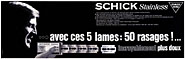 Publicit Schick 1963