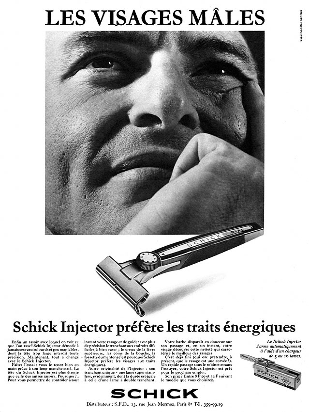 Publicit� Schick 1968