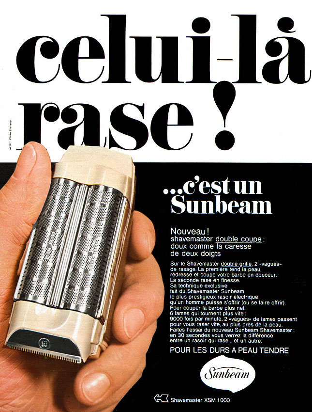 Publicité Sunbeam 1968