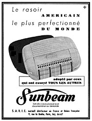 Publicité Sunbeam 1954