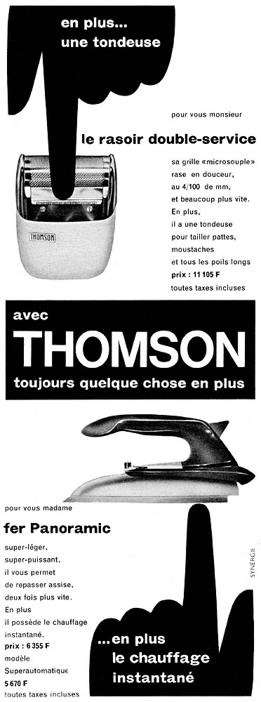 Publicité Thomson 1959