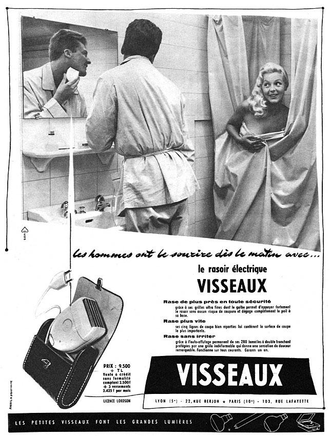 Publicité Visseaux 1955