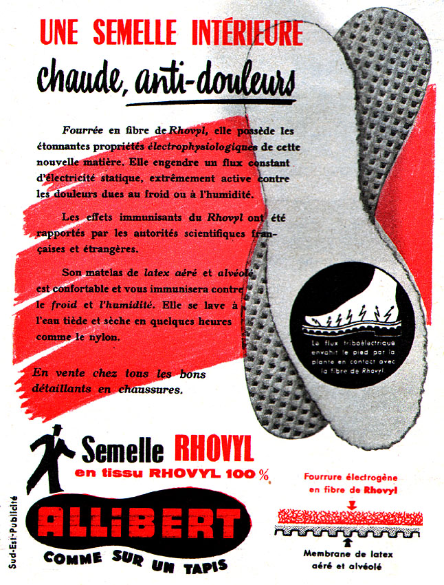 Publicité Allibert 1956